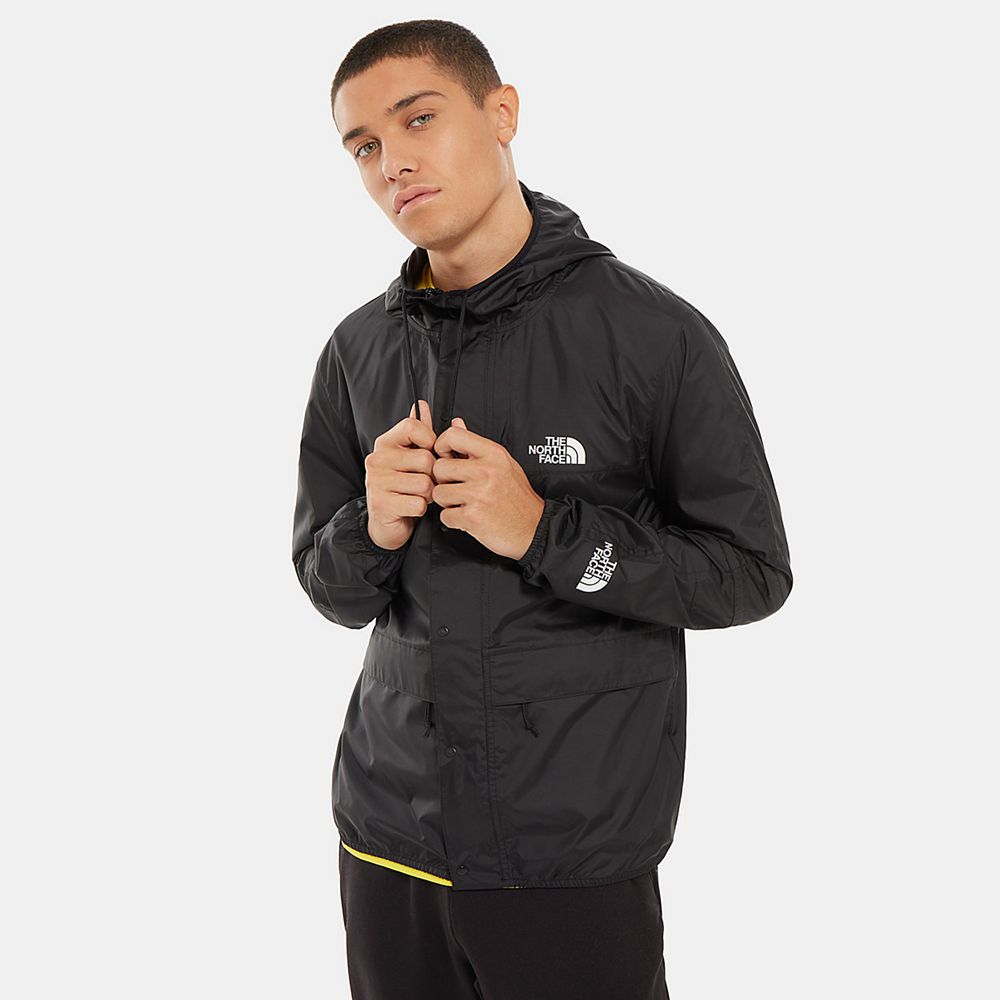 The North Face Insulated Jacket Mens Australia - The North Face 1985 Seasonal Black / White Mountain